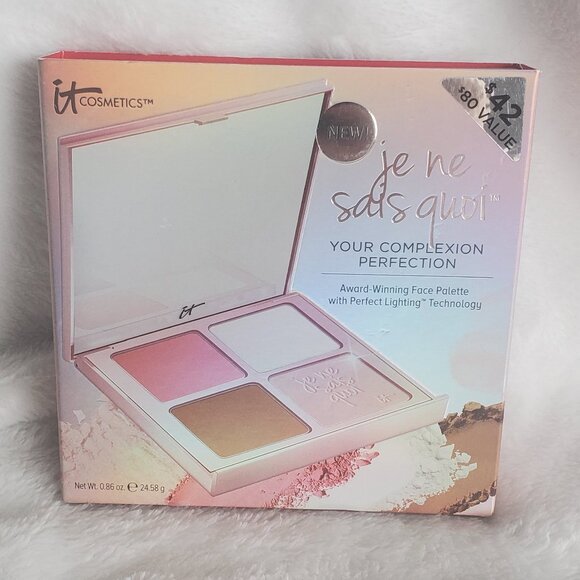 New in Box "IT" cosmetics JeNe Sais Quoi Face Pallet-Perfect Lighting Technology - Picture 1 of 5